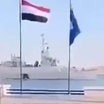 Israeli-warship-passing-from-suez-canal