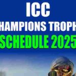 schedule of champions trophy 2025